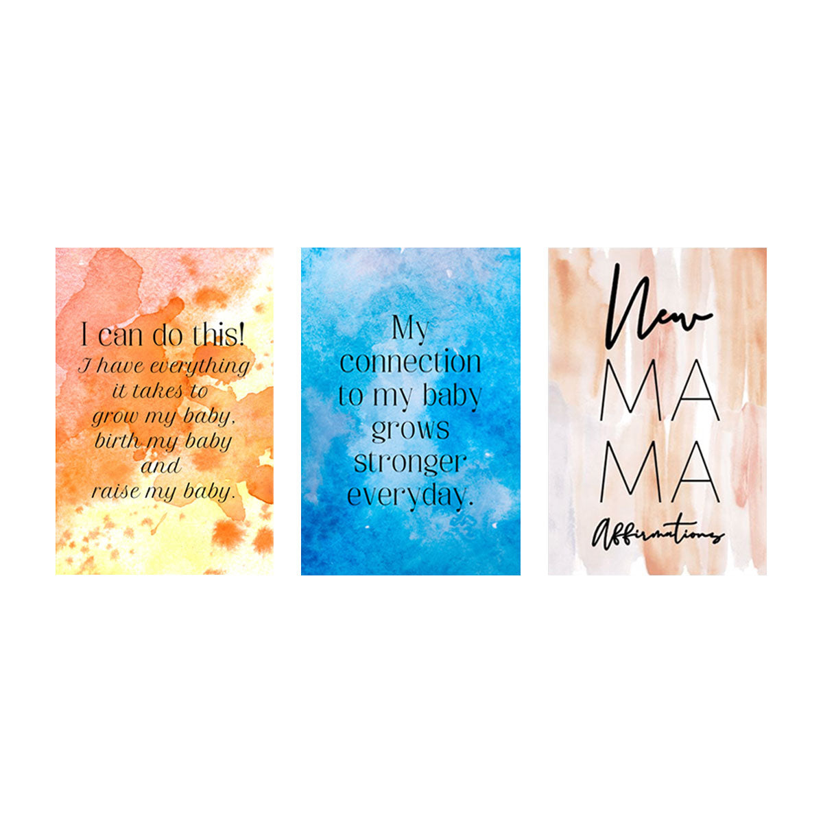 Pregnancy Affirmation Cards