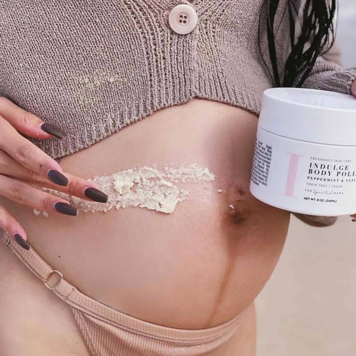 Sugar Scrub > Itchy Belly > Stretch Mark Scrub > Natural Skin Care During Pregnancy > Dry Itchy Skin During Pregnancy > Sugar Scrub For Stretch Marks - Indulge Sugar Scrub For Stretch Marks